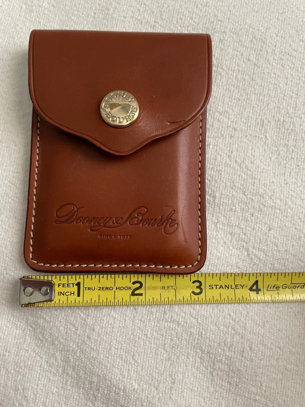 Vintage Dooney & Bourke Chestnut Brown Card Holder - Picture 6 of 7